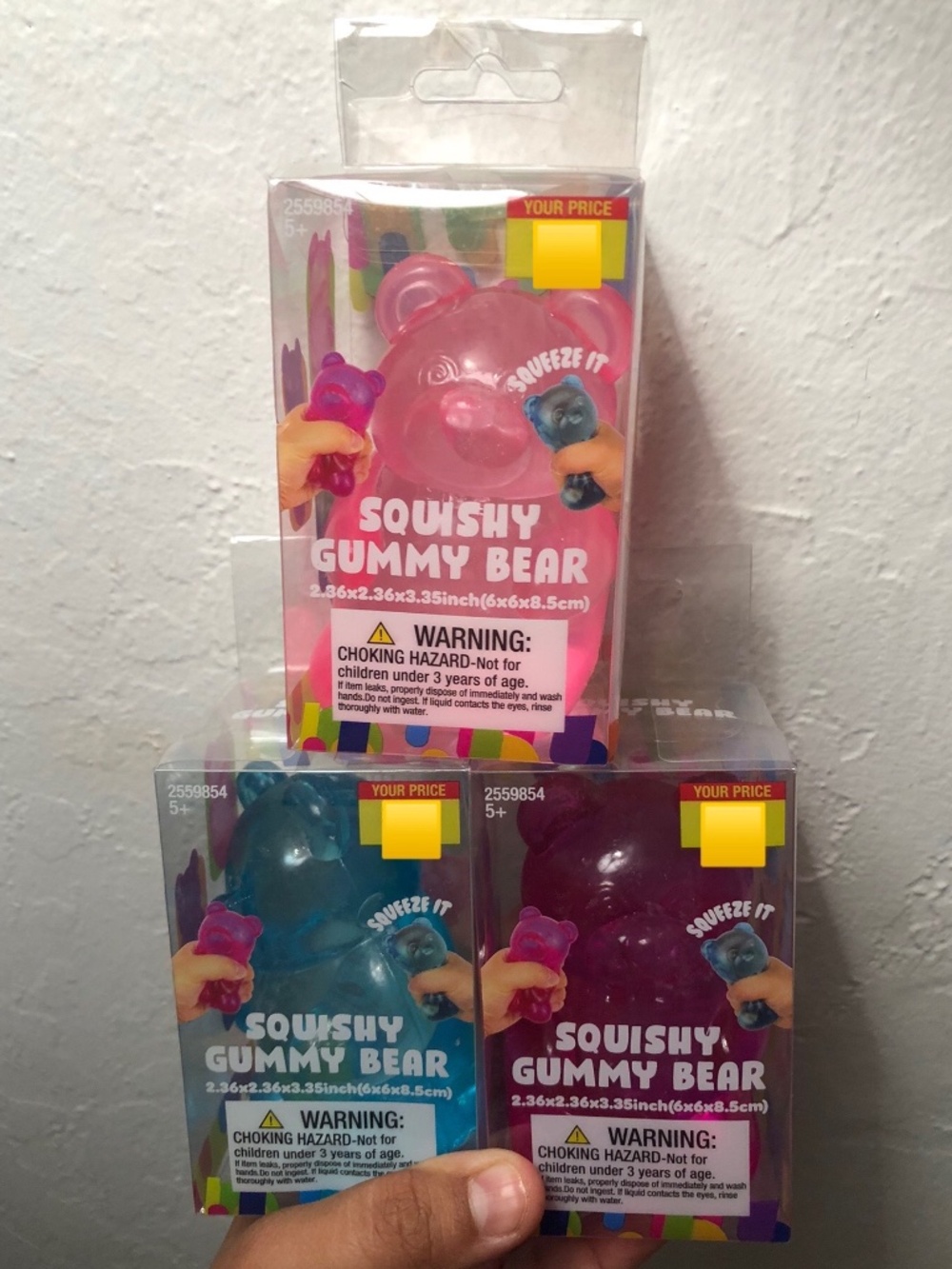 GUMMY BEAR 🐻 SUGAR SQUISHY TOY SET 💕